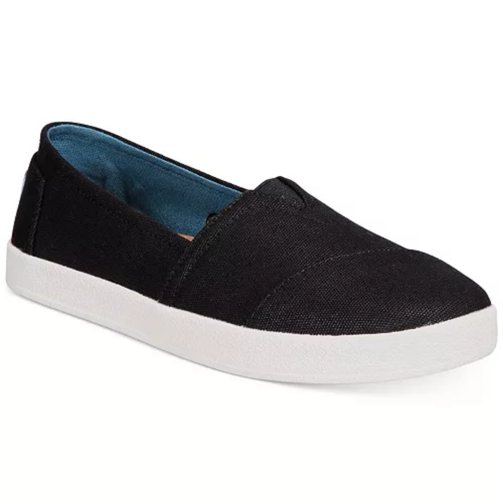 NWB TOMS Women's Coated‎ Canvas Avalon Slip-On Shoes Size 7
